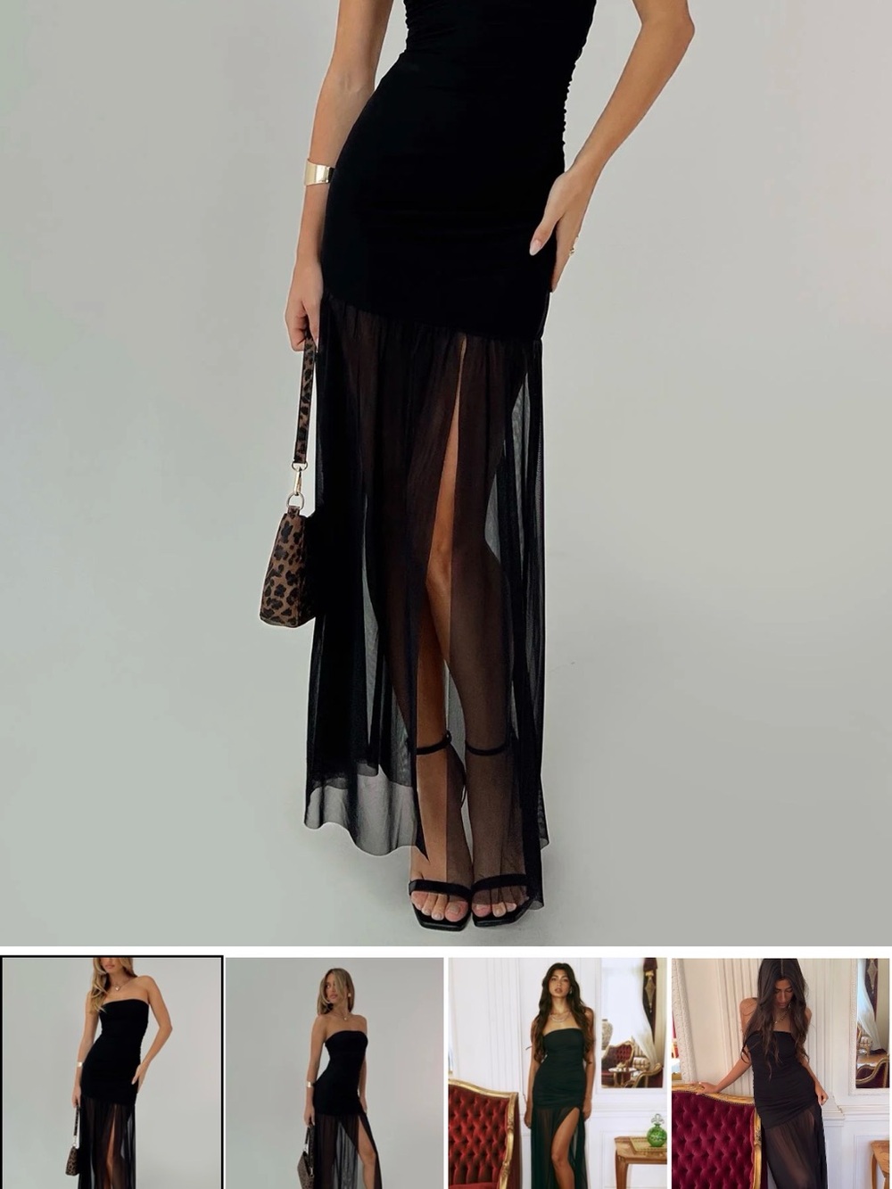 Princess Polly Black Maxi Dress